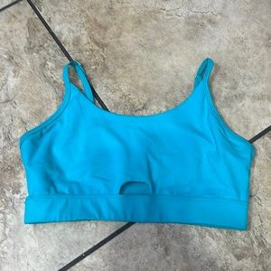teal sports bra